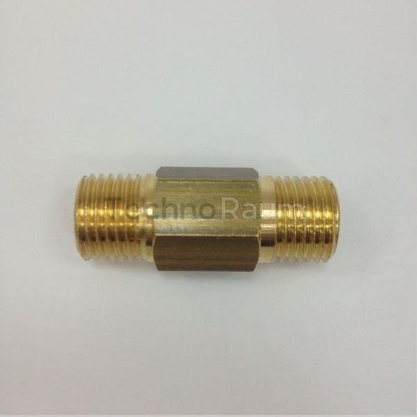 Переходник штуцер 1/4"; штуцер 1/4" латунный удлиненный
