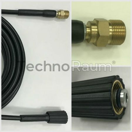 Шланг высокого давления для Karcher 10м гайка М22х1,5 - штуцер М22х1,5