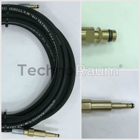 Шланг высокого давления резиновый DN6 однооплеточный для Karcher 10 м штуцер NEW - штуцер NEWпов