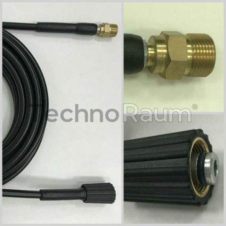 Шланг высокого давления для АВД Karcher 10м гайка М22х1,5 - штуцер М22х1,5
